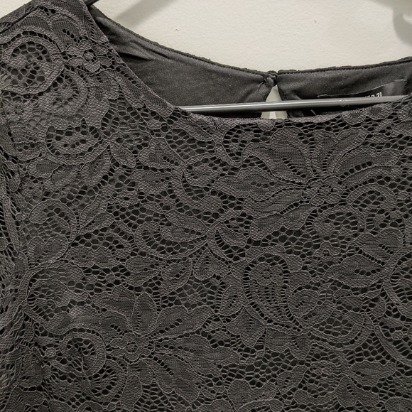 Forever 21 Lace Black Dress New w/ Tags - Picture 2 of 7